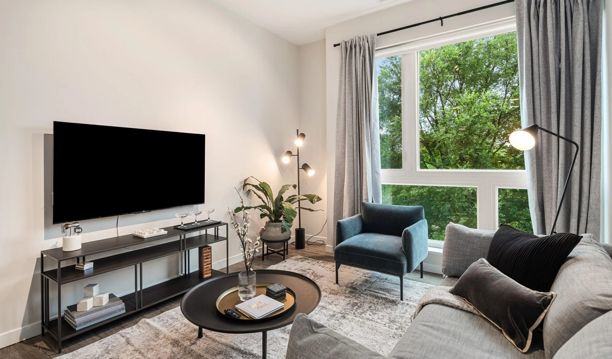 Short-term rental apartment designed by Designed to Book